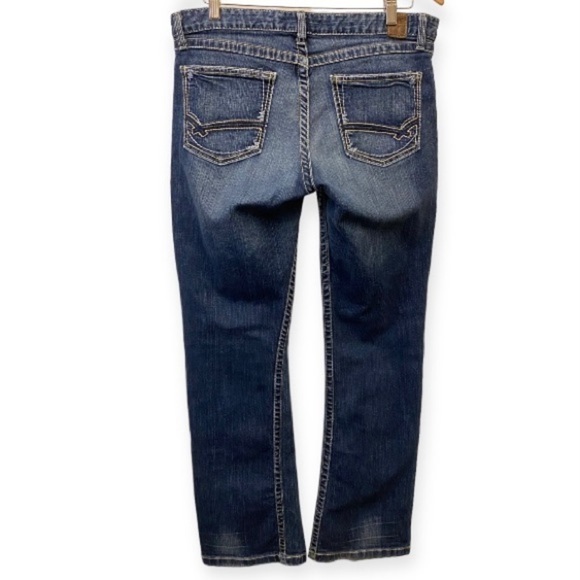 BKE 32 Tag Size Kate Jeans Boot Cut (Actual 34x32) Womens Stretch Embroidered - Picture 2 of 11
